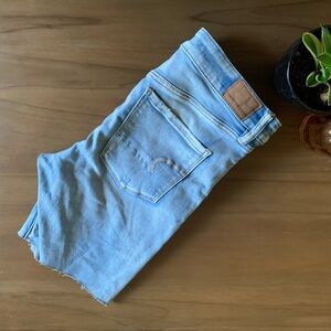 American Eagle Women’s Distressed Denim Shorts (next level stretch)